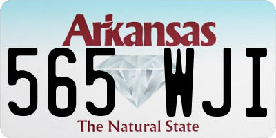 AR license plate 565WJI