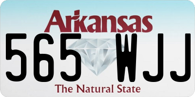 AR license plate 565WJJ