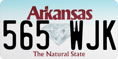AR license plate 565WJK