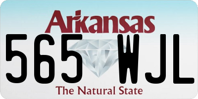 AR license plate 565WJL