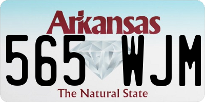 AR license plate 565WJM