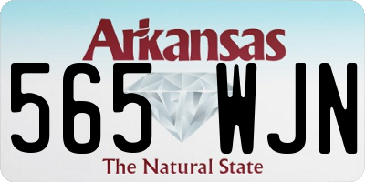 AR license plate 565WJN
