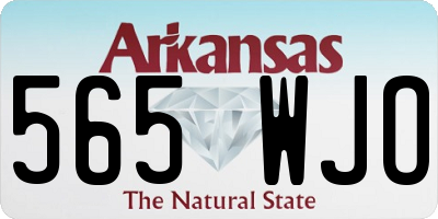 AR license plate 565WJO