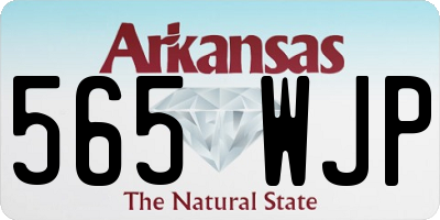 AR license plate 565WJP