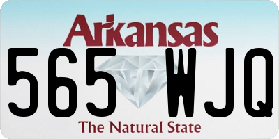 AR license plate 565WJQ