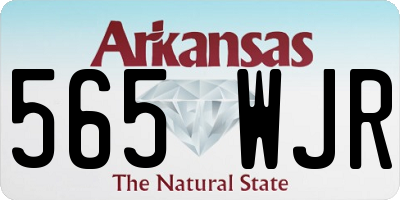 AR license plate 565WJR
