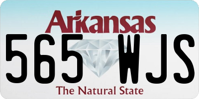 AR license plate 565WJS