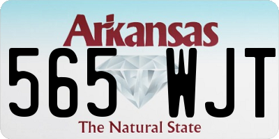 AR license plate 565WJT