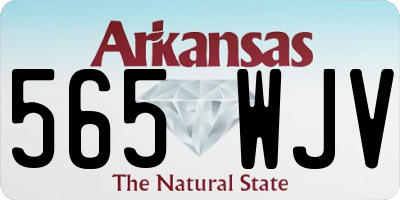AR license plate 565WJV