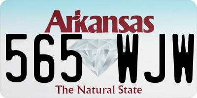 AR license plate 565WJW