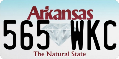 AR license plate 565WKC
