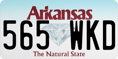 AR license plate 565WKD