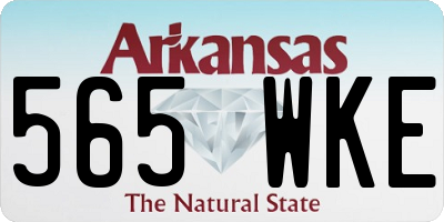 AR license plate 565WKE