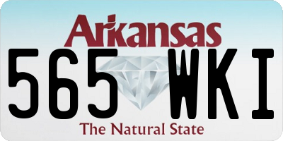 AR license plate 565WKI