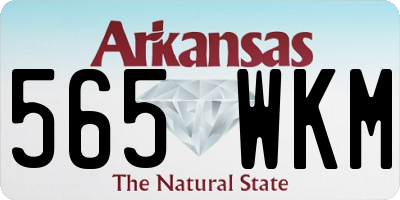 AR license plate 565WKM