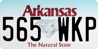 AR license plate 565WKP