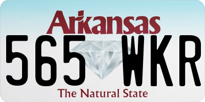 AR license plate 565WKR