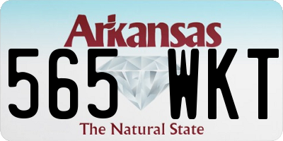 AR license plate 565WKT