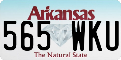 AR license plate 565WKU