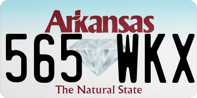 AR license plate 565WKX