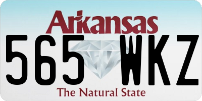 AR license plate 565WKZ