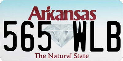 AR license plate 565WLB