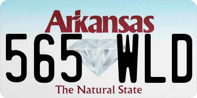 AR license plate 565WLD