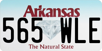 AR license plate 565WLE