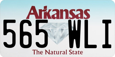 AR license plate 565WLI