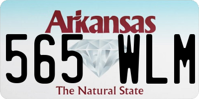 AR license plate 565WLM