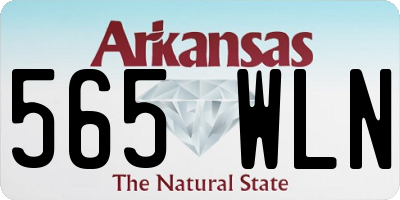 AR license plate 565WLN