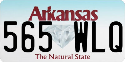 AR license plate 565WLQ