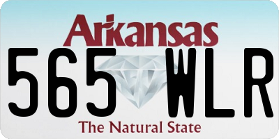 AR license plate 565WLR