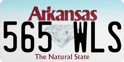 AR license plate 565WLS