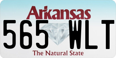 AR license plate 565WLT