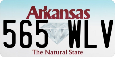 AR license plate 565WLV