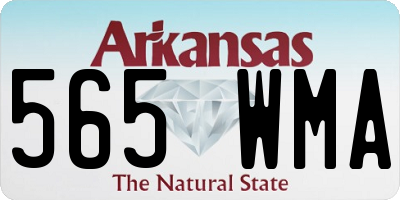 AR license plate 565WMA