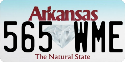 AR license plate 565WME