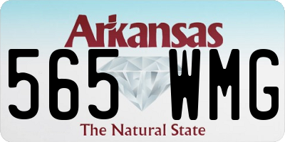 AR license plate 565WMG