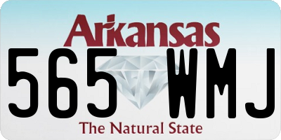 AR license plate 565WMJ