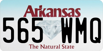 AR license plate 565WMQ
