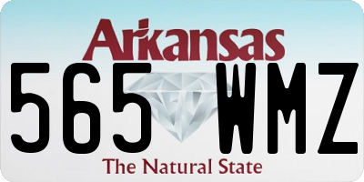 AR license plate 565WMZ