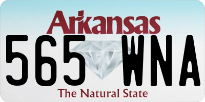 AR license plate 565WNA