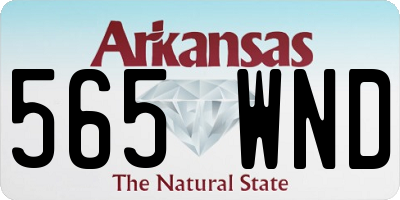AR license plate 565WND