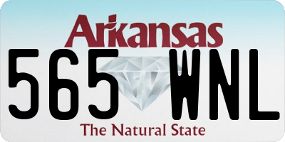 AR license plate 565WNL