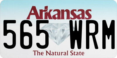 AR license plate 565WRM