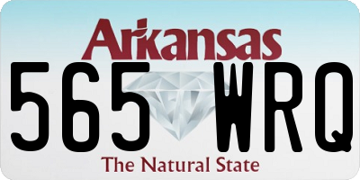 AR license plate 565WRQ