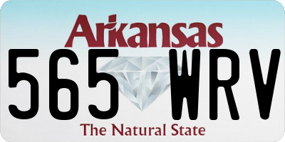 AR license plate 565WRV