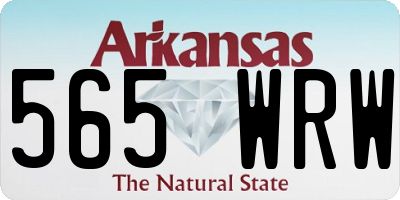 AR license plate 565WRW