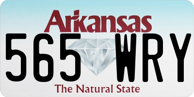 AR license plate 565WRY